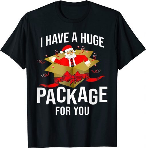 I Have A Huge Package For You Dirty Santa Unisex Shirt