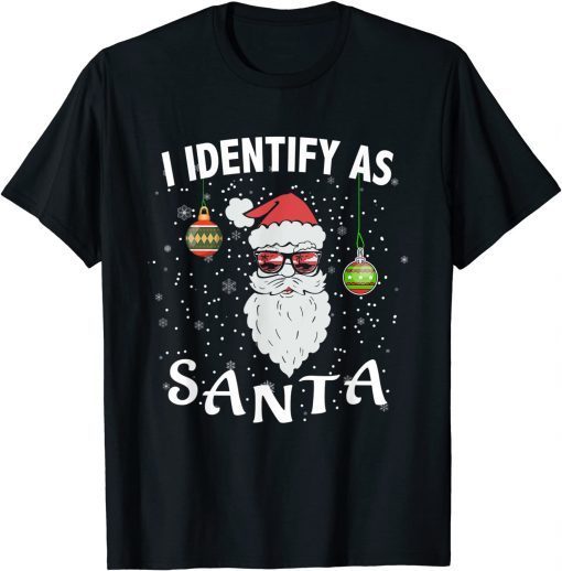 I Identify As Santa Christmas Pajamas Classic Shirt