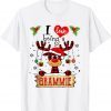 I Love Being A Grammie Reindeer Christmas Xmas T-Shirt