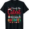 I Teach The Cutest Preschool Gnomies Teacher Christmas Gnome Unisex Shirt