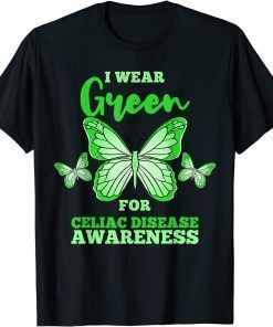 I Wear Green For Celiac Disease Awareness Gluten Free 2021 ShirtI Wear Green For Celiac Disease Awareness Gluten Free 2021 Shirt