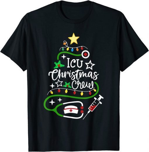 ICU Christmas Crew Matching Nurse Christmas Classic Shirt