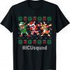 ICU Squad Cute Dabbing Santa Claus Elf Reindeer Ugly SXmas Gift Shirt