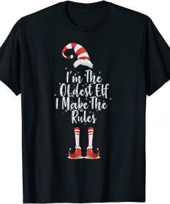 I'm The Oldest Elf Family Matching Christmas Gift Shirt