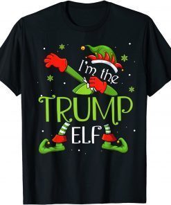 I'm The Trump Elf Dabbing Santa Claus Xmas Family Christmas Unisex Shirt