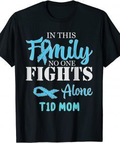 In November We Wear Blue Butterflies Diabetes Awareness Gift Shirt