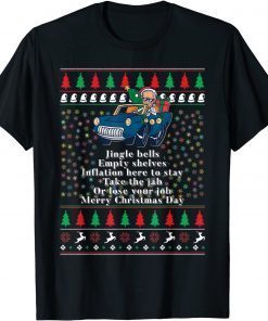 Jingle Joe Biden Impeach Biden Sarcastic USA Christmas Xmas Unisex Shirt