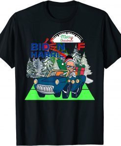 Jingle Joe Biden Santa Impeach 46 Trump USA Christmas Classic Shirt