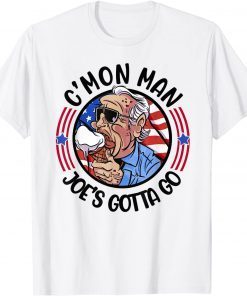 Joe Biden Gotta Go Meme Biden Sarcastic Humor Trendy US Flag Gift Shirt