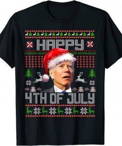 Joe Biden Happy 4th of July Ugly Christmas Sweater Gift Shirt