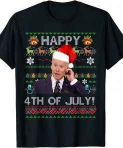 Joe Biden Happy 4th of July Ugly Christmas Gift Shirt