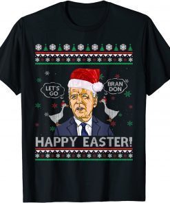 Joe Biden Happy Easter Ugly Christmas 2022 T-Shirt
