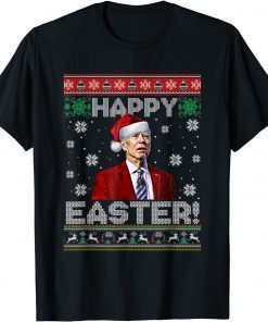 Joe Biden Happy Easter Ugly Christmas US 2021 T-Shirt