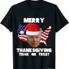 Joe Biden Merry Thanksgiving USA Flag Anti Liberal Gift Shirt