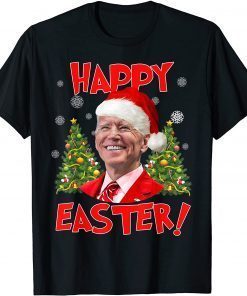 Joe Biden Santa Confused Happy Easter Ugly Christmas Unisex ShirtJoe Biden Santa Confused Happy Easter Ugly Christmas Unisex Shirt