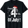 Joe Biden Santa Hat Happy Fourth of July Christmas Limited Shirt