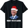 Joe Biden Ugly Christmas Sweater Merry 4th Of Easter Classic Shirt