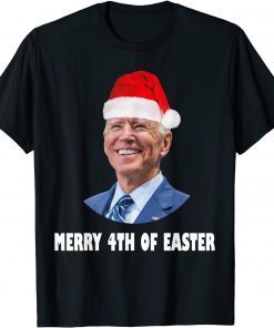 Joe Biden Ugly Christmas Sweater Merry 4th Of Easter Classic Shirt