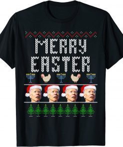 Joe Biden Ugly Christmas Sweater T-Shirt