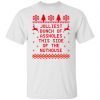 Jolliest bunch of assholes this side of the nuthouse Christmas Unisex shirt