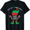Just An Elf Who Loves Candy Canes, Christmas Matching Family Classic T-Shirt
