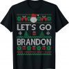 LETS GO BRANDON Ugly Christmas Sweater Party Trump Gift Shirt