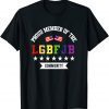 LGBFJB Proud Member Community Pride US FLAG Unisex T-Shirt