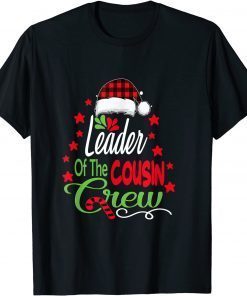 Leader Of The Cousin Crew Christmas Family Xmas Limited Shirt
