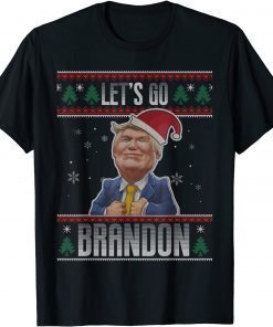Let'go Brandon Donald Trump Christmas Gift Shirt