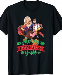 Let's Go Biden Poopy Joe Poopmas Christmas Pro America Unisex Shirt
