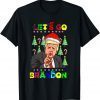 Let's Go Branden Brandon Anti Liberal Santa Trump Xmas Unisex Shirt