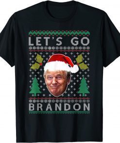 Lets Go Branden Brandon Christmas Gnome Let's Go T-Shirt