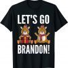 Let's Go Branden Christmas 2021 Santa And Friends T-Shirt