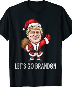 Let’s Go Branden Christmas Santa Claus Trump Gift T-Shirt