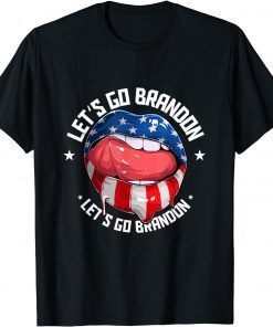 Let's Go Brandom Us Flag Brandon Conservative Anti Liberal Limited Shirt