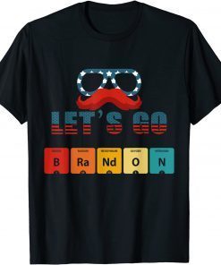 Let's Go Brandon 2021 Vintage US Periodic Table Of Elements Gift Shirt