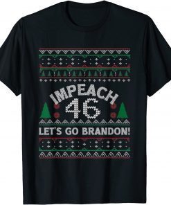 Let's Go Brandon Anti Biden Ugly Christmas Sweater T-Shirt