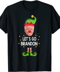 Let's Go Brandon Anti Joe Biden Clown Elf Christmas 2021 Shirt
