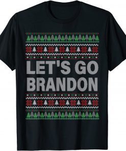 Let's Go Brandon Anti Joe Biden Ugly Christmas Sweater T-Shirt