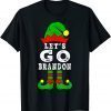 Lets Go Brandon Branden Christmas Elf Xmas pajamas Classic T-Shirt
