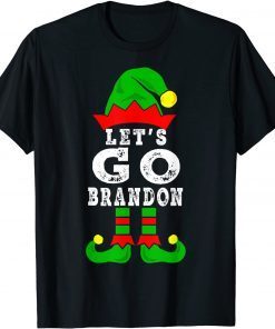 Lets Go Brandon Branden Christmas Elf Xmas pajamas Classic T-Shirt