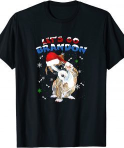Let's Go Brandon Bull Dog Christmas Unisex Shirt