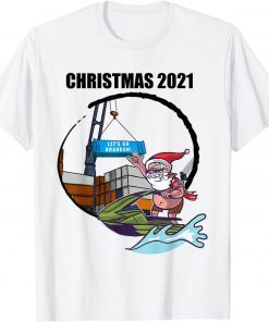 Let's Go Brandon Christmas 2021 Santa Claus T-Shirt
