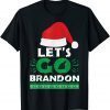 Let's Go Brandon Christmas 2021 Santa Hat Ugly Christmas Classic Shirt