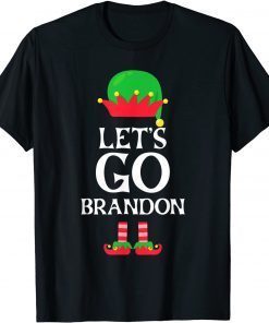 Lets Go Brandon Christmas Elf Political Meme Impeach Biden 2021 Shirt