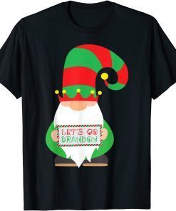 Let's Go Brandon Christmas Gnome Elf T-Shirt
