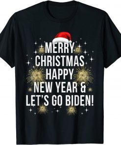 Let's Go Brandon Christmas PJ Chant Meme Xmas New Year 2021 Classic Shirt