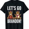 Let's Go Brandon Christmas Reindeer Holiday T-Shirt