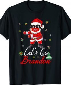Let's Go Brandon Christmas Santa Flossing Classic Shirt