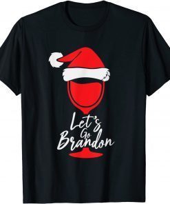 Let's Go Brandon Christmas Santa Hat Anti-Liberal 2021 Shirt